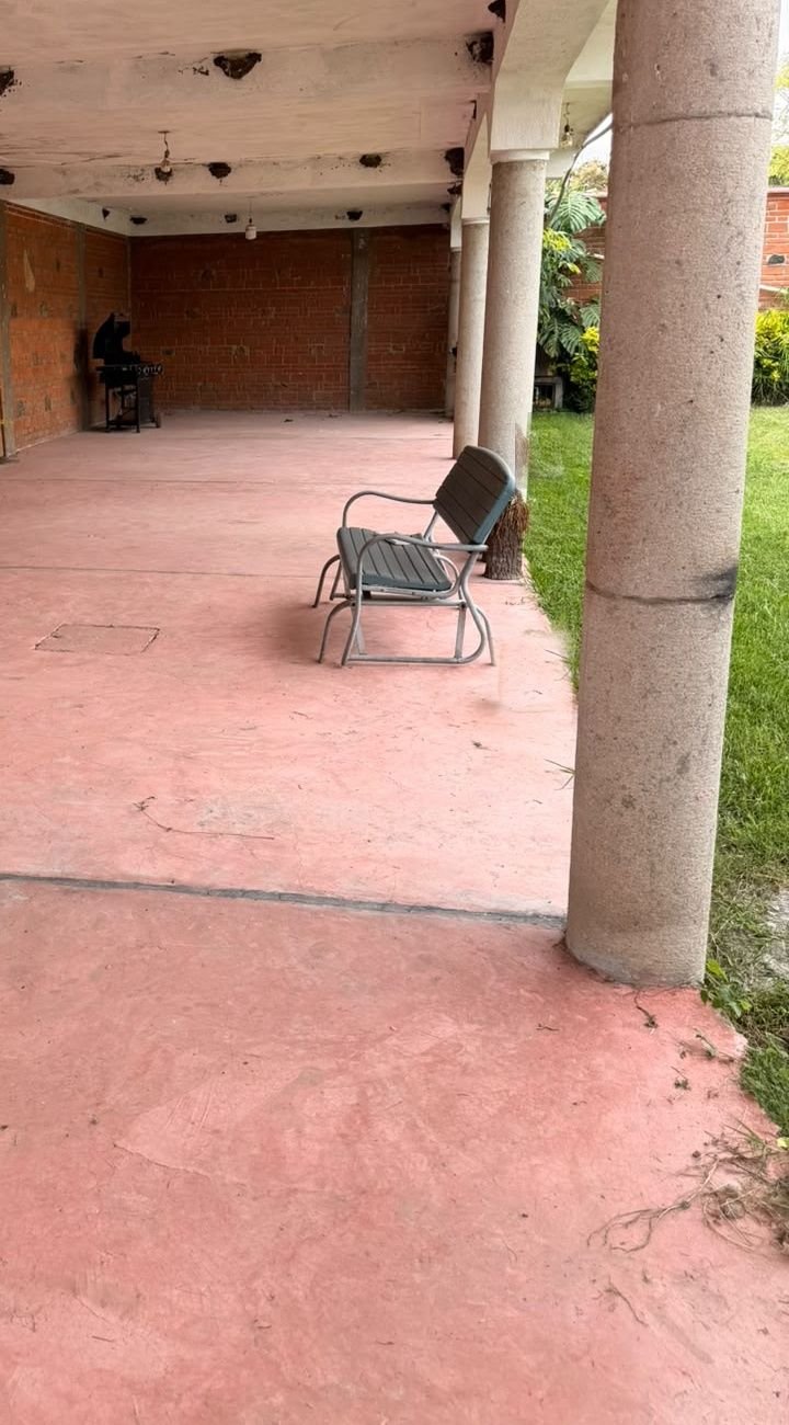 Terraza techada